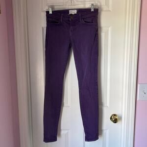 Current/Elliott Ankle Skinny in Eggplant
